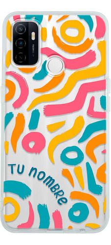 Funda Para Oppo Manchas Pintura Para Mujer Con Tu Nombre