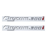 Kit Emblema Adesivo Resinado Dafra Sym Citycom 300i 001