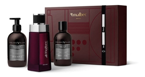 Mlelhor Kit Presente Perfume Malbec Tradicional O Boticário 
