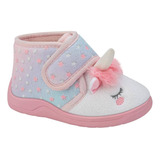 Pantufla Bota Unicornio Niñas Vivis Shoes Kids 1044081