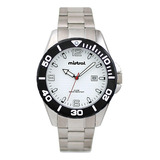 Reloj Para Hombre Mistral Todo Acero, Sumergible Calendario 