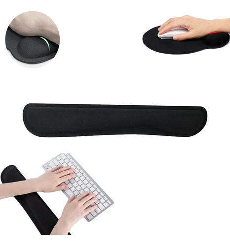 Mousepad Ergonômico Apoio Para As Mãos Macio E Confortável