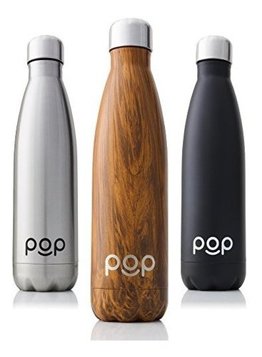Botella De Agua De Pop Design Mantiene Fría Las 24 Horas