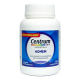 Vitamina Centrum Homem A-z A-zinco Essentials 60 Comprimidos