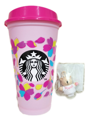 Vaso Starbucks Reusable Sakura Japon 2024+stopper Sakura 