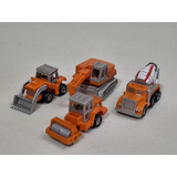 Galoob Lote De 4 Micromachines Sun Colors Changers Construc