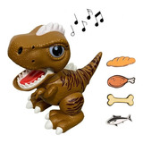 Dinosaurio Smart Sensor Luz Musica Y Movim Ar1 23017 Ellobo Color Marrón Personaje Smart Dino