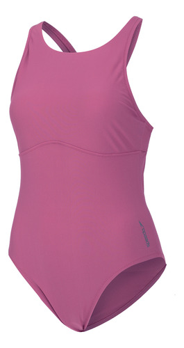 Traje De Baño Speedo Natación Highneck Mujer Rosa