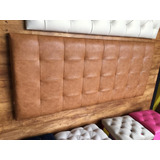 Cabeceira Cama Box Painel Anne Queen Size Caramelo 1.60x 100