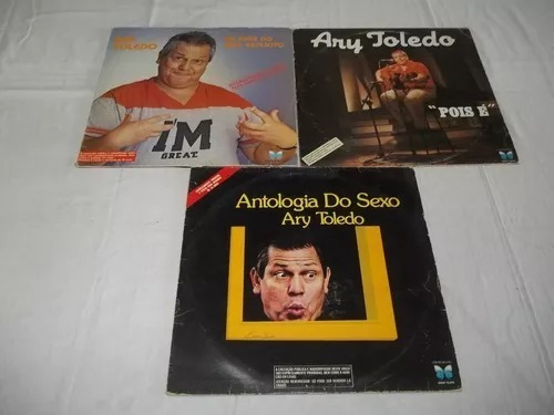 Lp Vinil - Ary Toledo - 3 Discos Pois É