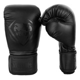 Guantes De Boxeo Venum Contender - Negro / Negro - 12 Onzas.