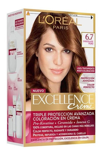 Kit Tintura Excellence Creme Loreal Paris 47g Varios Tonos