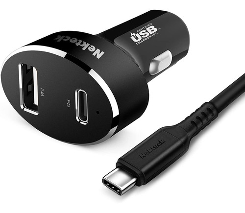Nekteck Usb-if Certified Usb Type C Car Charger With Pd Powe