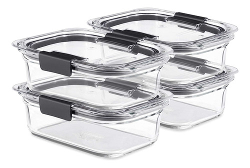 Brilliance Glass Storage Recipientes Alimentos De 3.2 T...