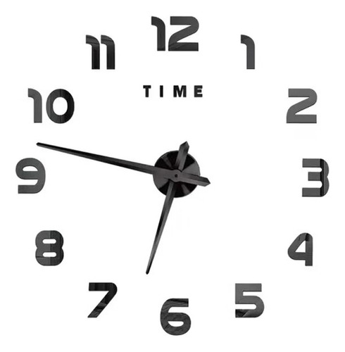 Reloj De Pared Clocks Diy 2023 Con Diseño 3d, Tamaño Grande,