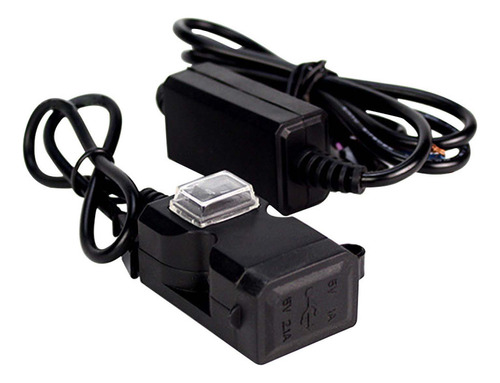 Enchufe De Cargador De Manillar De Motocicleta W Usb De 12 V