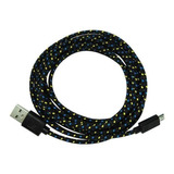 Cable Usb Tipo Cordon Para Carga Micro Usb 3mts