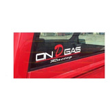 Sticker Calcomania On D Gas Racing Cristales Auto Pick Up