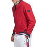 Tommy Chaqueta Bomber Ligera Varsity De Punto Acanalado Para Hombr