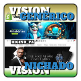 Tema Vision Nicha. Generi. + Script Checkout Cartpanda Yampi