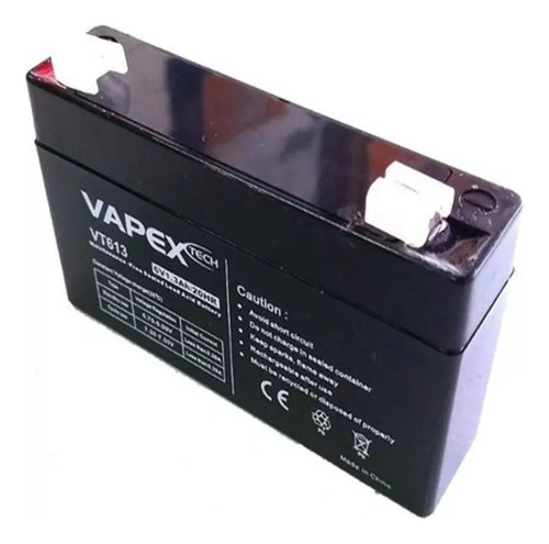 Bateria Gel Vapex 6v 1.3ah Recargable Nueva 