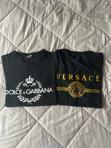 Remeras Replica Dolce Gabbana Y Versace