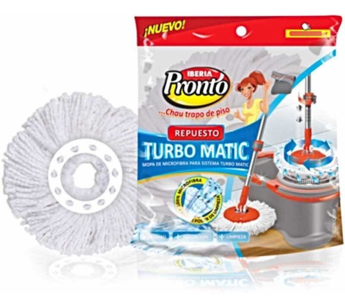 Repuesto Turbo Matic Mopa Pelo Largo