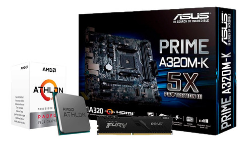 Kit De Actualización Athlon 3000g 16gb 480gb