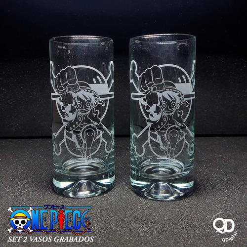 One Piece Set Vasos 