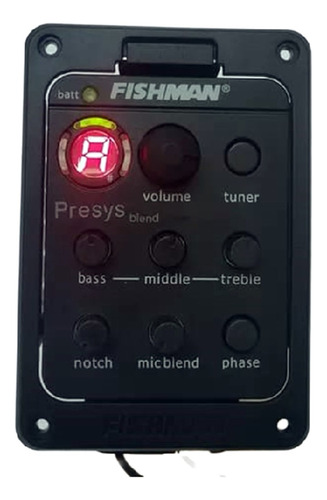 Captador Fishman Presys Blend 301 C/ Mic (  Modelo Atual )