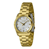 Relógio Lince Feminino Lrgj161l36 B1kx Clássico Dourado