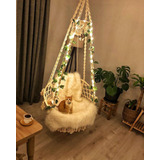 Silla Colgante Incluye Luces Nido Huevo Hama Cali Bogota Med