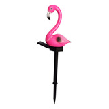 A Flamingo Decorativo Patio Trasero Lámpara Solar Decoración