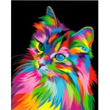 Kit Diamond Painting Pintura De Diamante - Gato 41