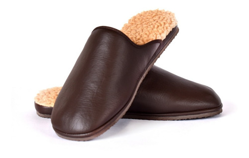 Pantuflas Hombre-  Cómodos Con Felpa. Suela Antideslizante 