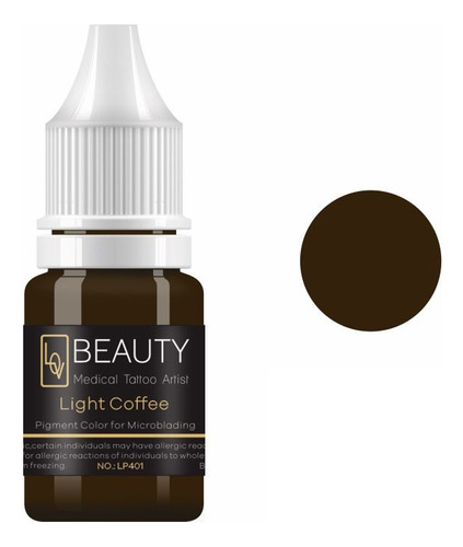 Pigmento Lovbeauty Light Coffee 10ml - Microblanding Tebori