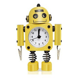 Reloj Despertador Analogico Para Niños Betus Amarillo