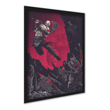 Quadro Decorativo God Of War Deus Guerra Jogo Teen 20x30cm