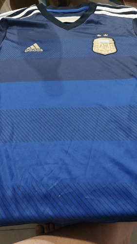 Camiseta Argentina Visitante Original Niño Talle Año 2014