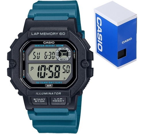 Reloj Casio Ws 1400h 60 Memorias 3 Alarmas Sumergible 100m