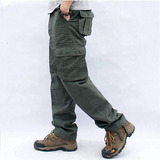 Pantalón Tipo S Cargo Con Bolsillos Para Hombre  Pantalones