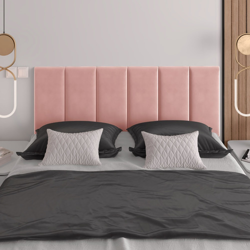 Cabeceira Painel Cama Box Queen 1,60 Dubai Estofada Quarto