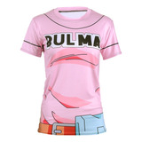 Dragon Ball Z - Playera Gym Bulma Cosplay