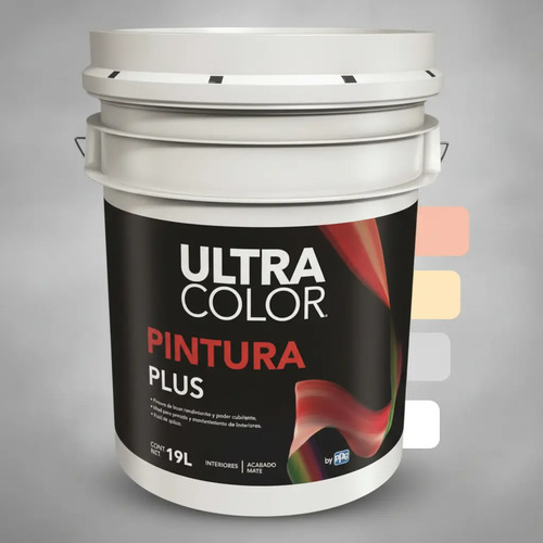 Pintura Vinilica Acrilica Ultracolor Interior 19 Litros Mate