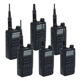 Kit 6 Comunicadores Radio Triband Vhf/uhf Uv-16 Baofeng Top