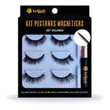 Keilash Pestañas Magneticas Delineador Magnetico Set Volumen