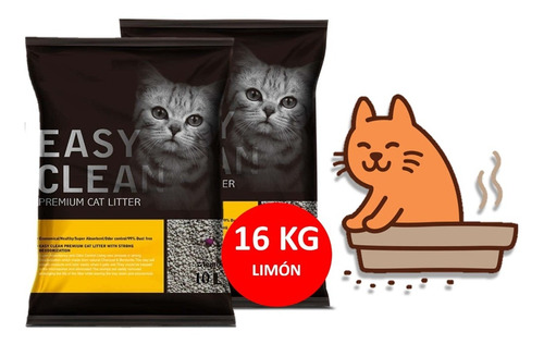 Arena Sanitaria Gatos Easy Clean Pack 16 Kg