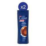 Pack Shampoo Clear Anticaspa Caida Control 400 Ml