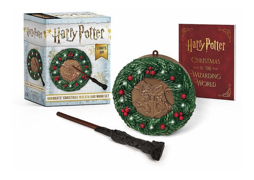 Harry Potter: Hogwarts Christmas Wreath And Wand Set: Lights Up!, De Donald Lemke. Editorial Rp Minis, Tapa Blanda En Inglés, 2019