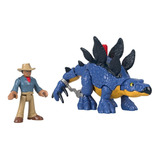 Imaginext Jurassic World Estegossauro E Dr. Toy